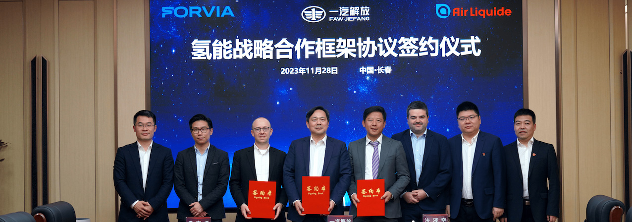 Forvia, FAW Jiefang und Air Liquide