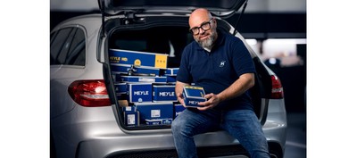 Grip-Gebrauchtwagenexperte Andreas Raulf wirbt künftig für den Teilehersteller Meyle.