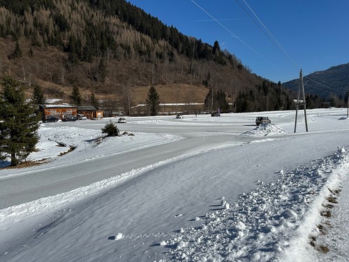 Der Winterfahrpark Lungau im Salzburger Land liegt auf etwas mehr als 1.000 Metern Höhe.