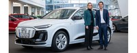 Wollen die Kreislaufwirtschaft im Automobilsektor vorantreiben: Audi-Beschaffungsvorständin Renate Vachenauer und Christian Blackert, Geschäftsführer von TSR Resource.